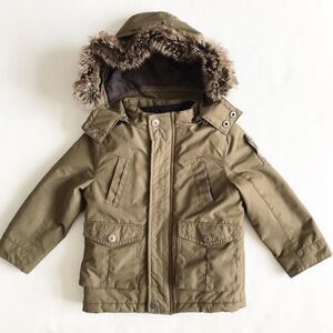 Okaidi parka w/ removable vest EUC 3Y